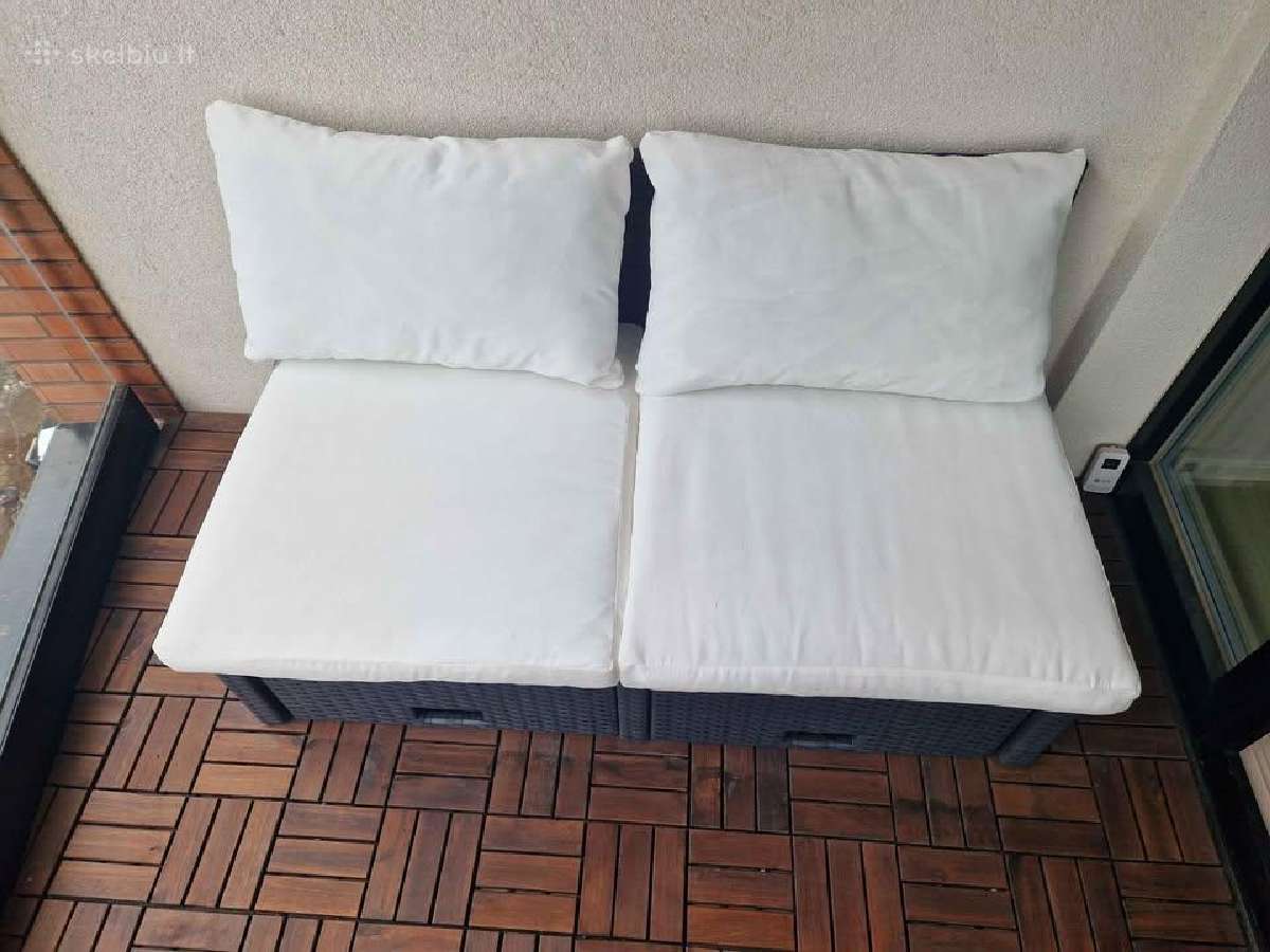 Lauko sofa su dėžėmis - nuotraukos Nr. 2
