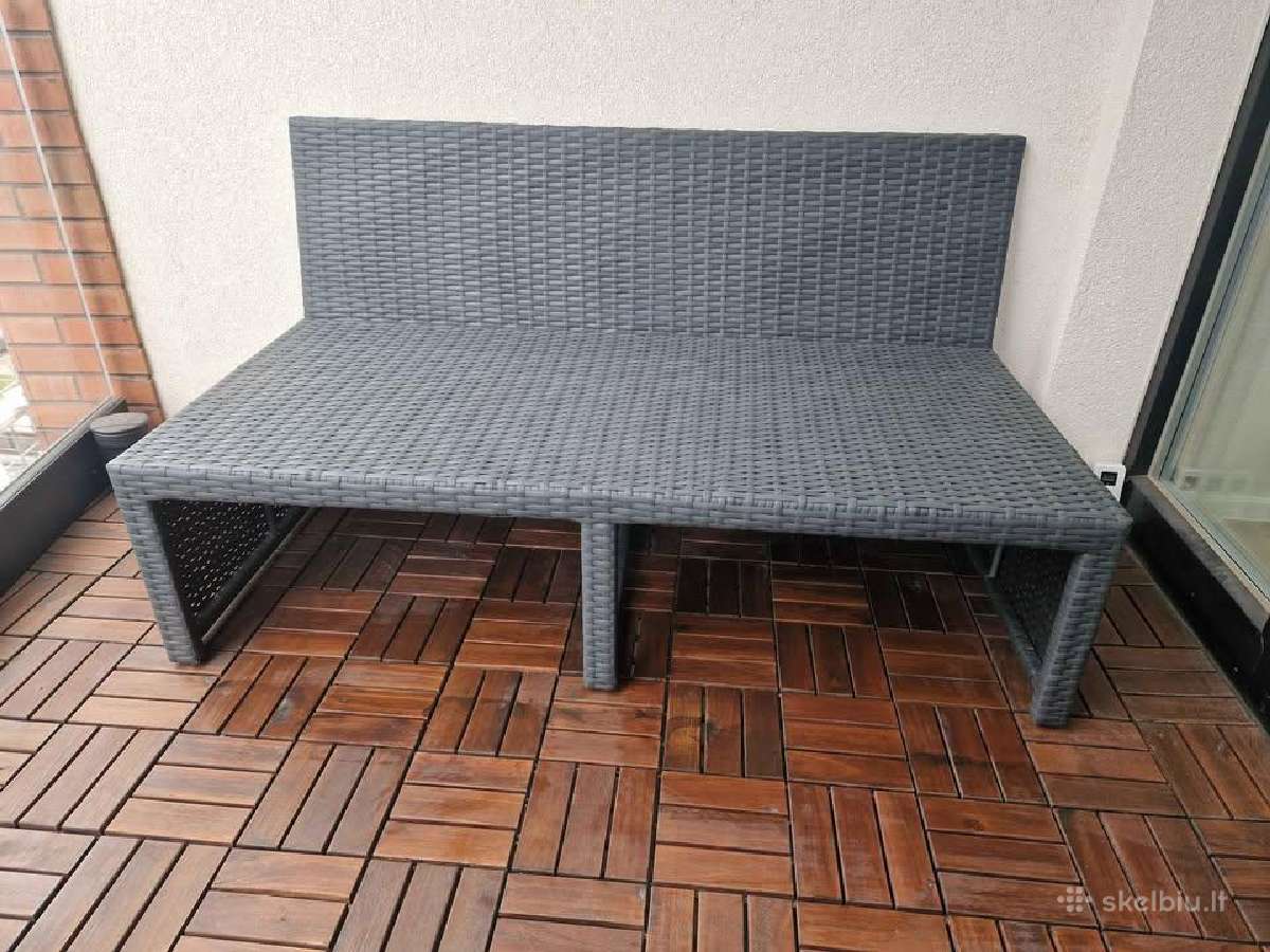 Lauko sofa su dėžėmis - nuotraukos Nr. 3