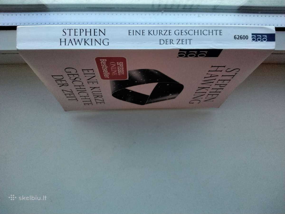 S. Hawking. Eine kurze Geschichte der Zeit - nuotraukos Nr. 10