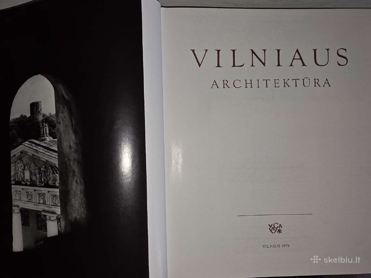 Knyga albumas Vilniaus architektūra - nuotraukos Nr. 4