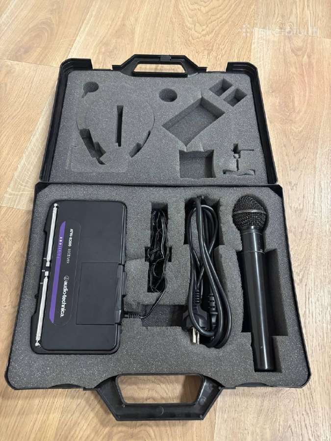 Audio-technica belaidis mikrofonas su imtuvu