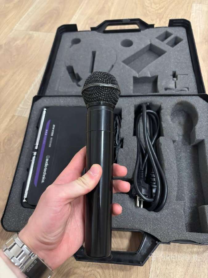 Audio-technica belaidis mikrofonas su imtuvu - nuotraukos Nr. 2