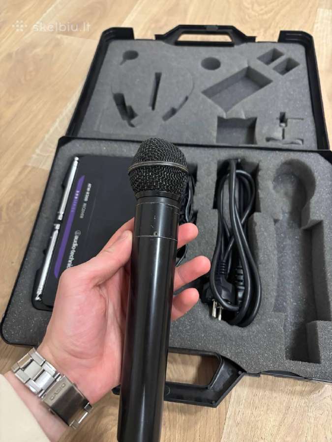 Audio-technica belaidis mikrofonas su imtuvu - nuotraukos Nr. 3