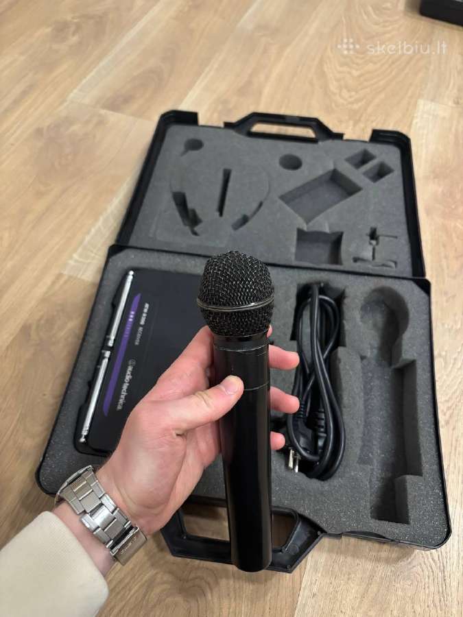 Audio-technica belaidis mikrofonas su imtuvu - nuotraukos Nr. 4