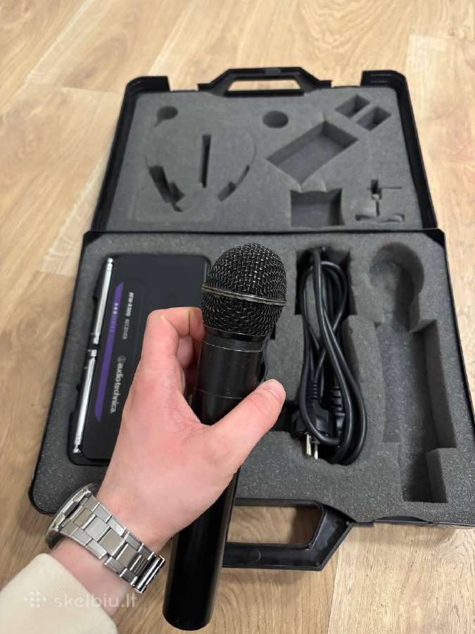 Audio-technica belaidis mikrofonas su imtuvu - nuotraukos Nr. 5