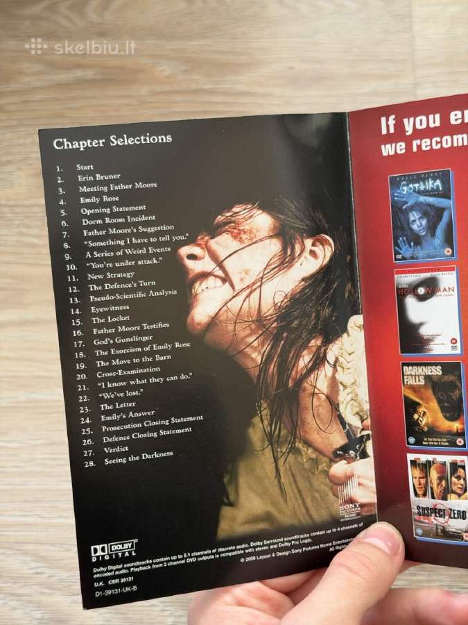 The Exorcism of Emily Rose the unseen version Dvd - nuotraukos Nr. 10