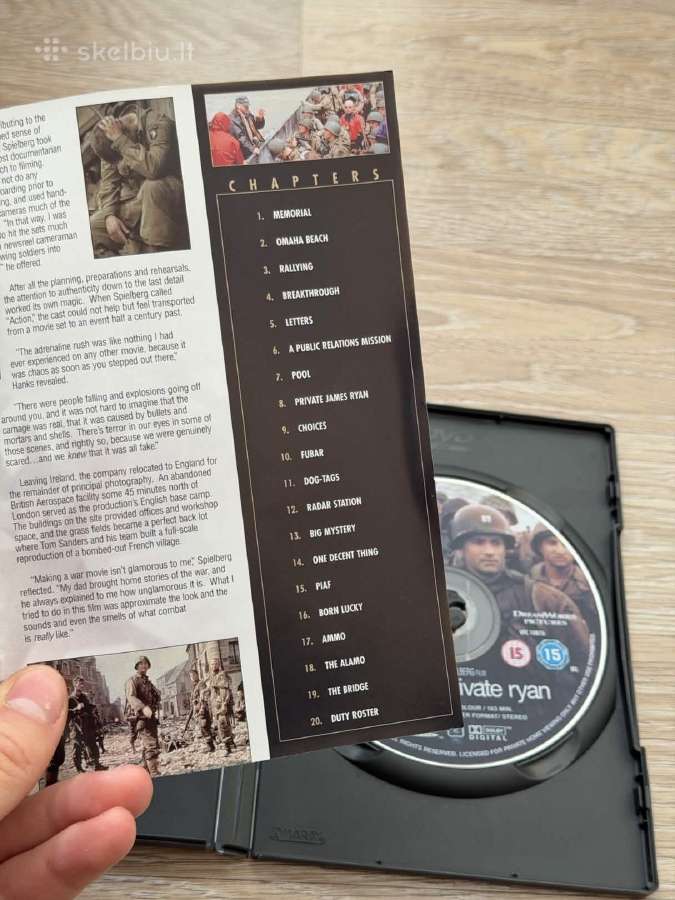 Saving Private Ryan Widescreen Collection Dvd - nuotraukos Nr. 10