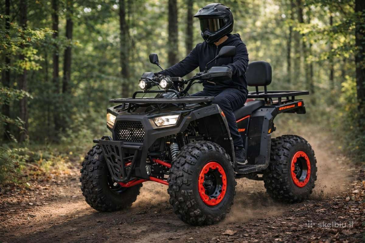 Benzininis keturratis XTR Hurricane 150cc