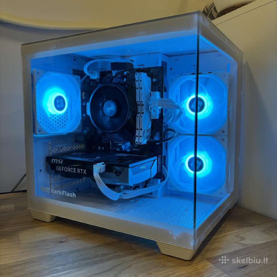 Galingas Žaidimų Pc – Rtx 5060 / Ryzen 5 / 16gb Ra