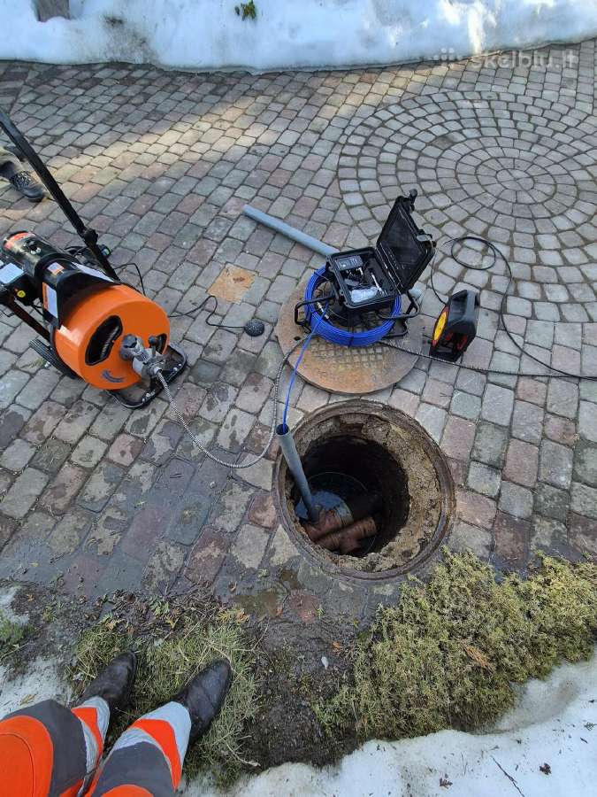 Kanalizacijos atkimšimas ir valymas - nuotraukos Nr. 3