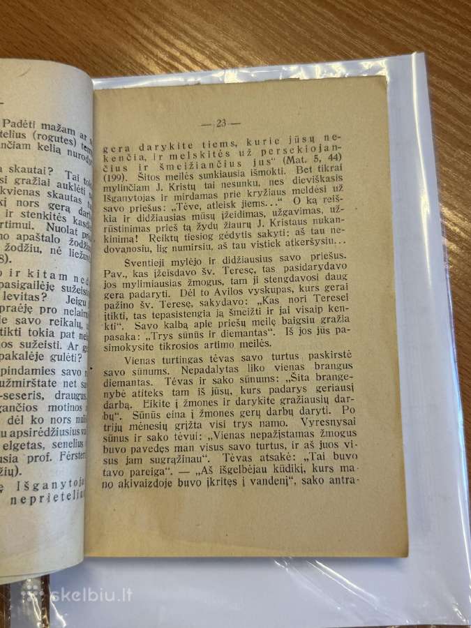 Katekezės. Medžiaga katekizmo pamokoms. 1929 m. - nuotraukos Nr. 3