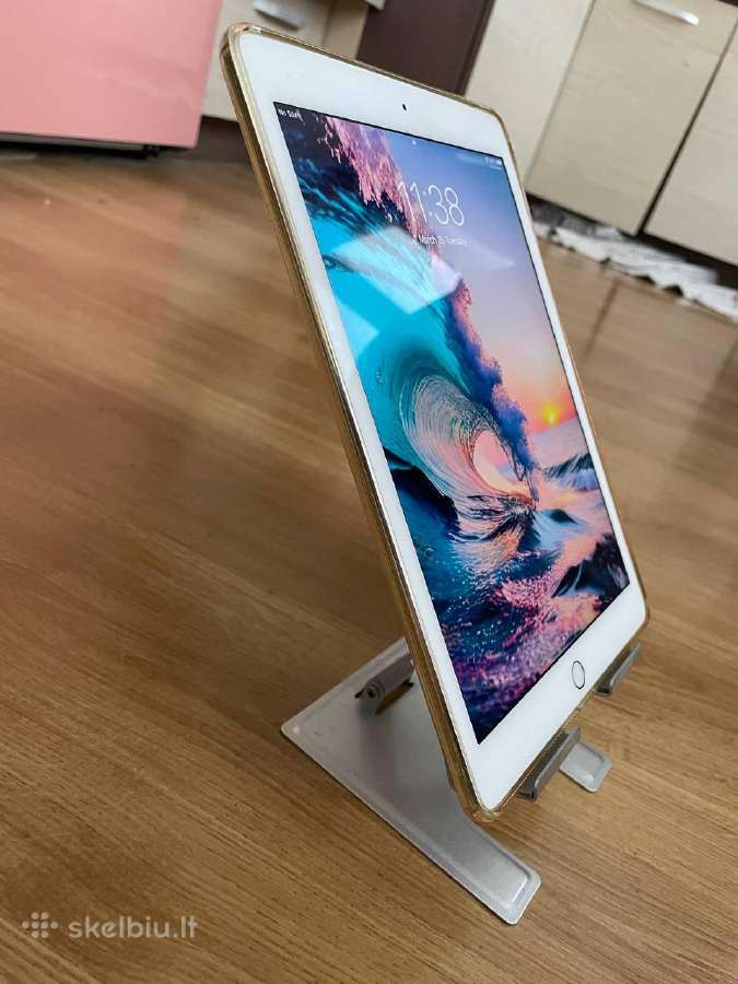 iPad Air 2 puikios būkles + dėklas + stovas - nuotraukos Nr. 4
