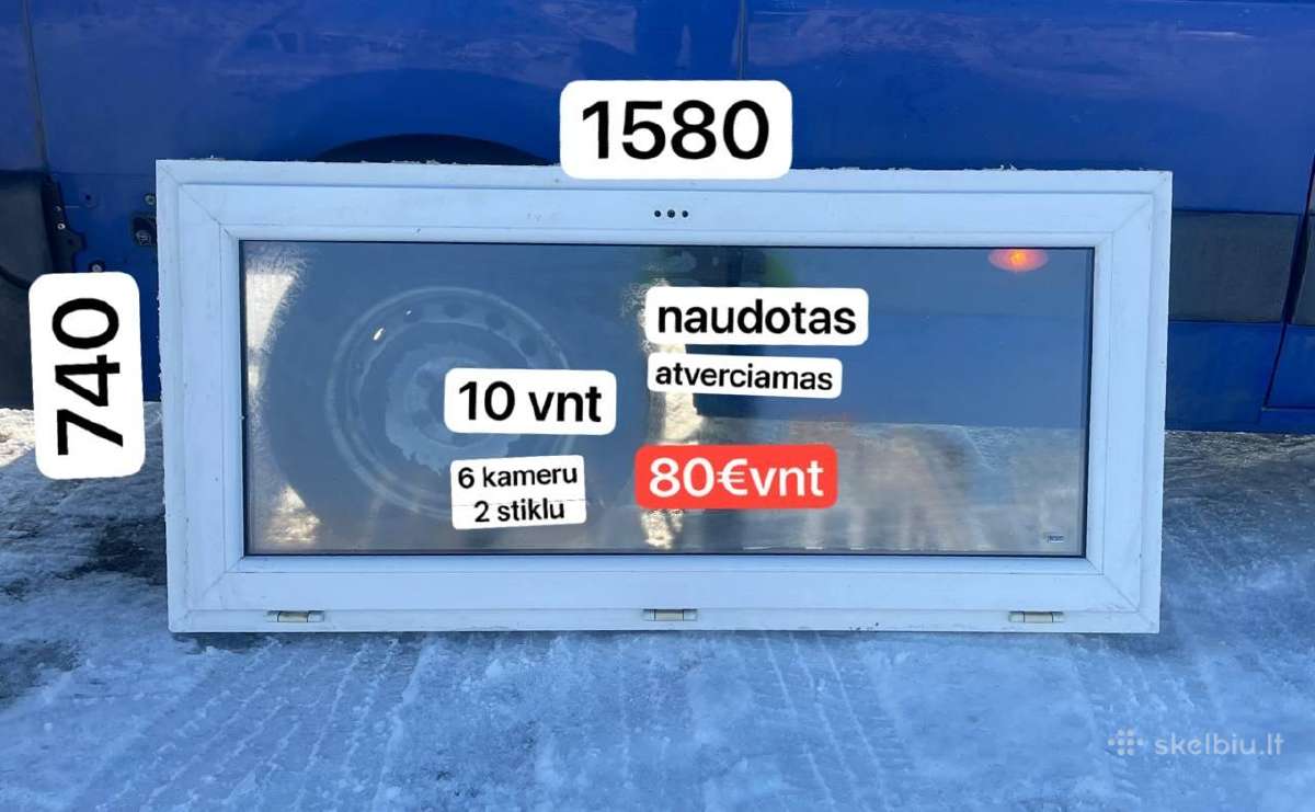 Nauji ir naudoti plastikiniai langai pigiau - nuotraukos Nr. 5