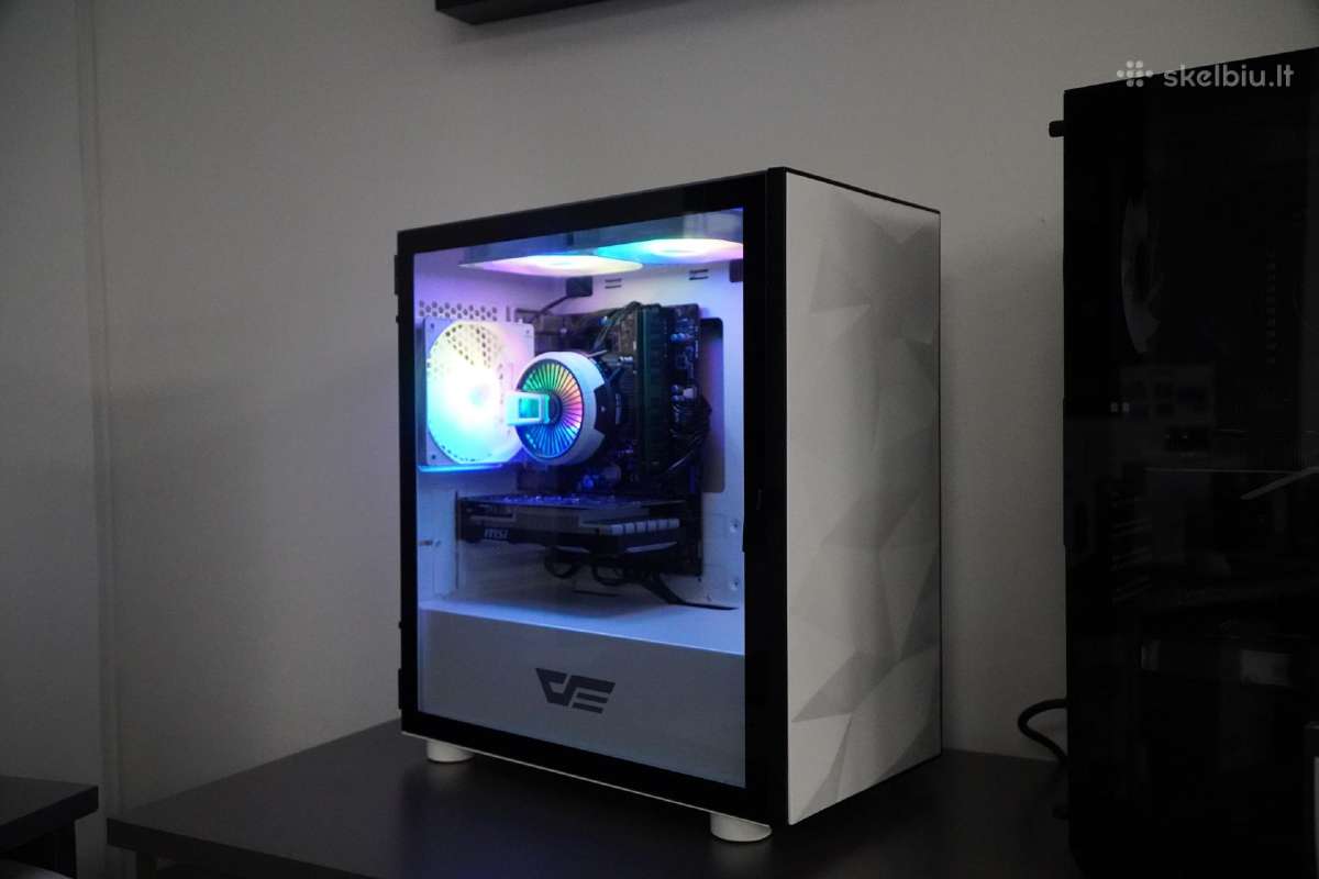 Kompiuteris su Intel Core i7 4770s ir Gtx 1650