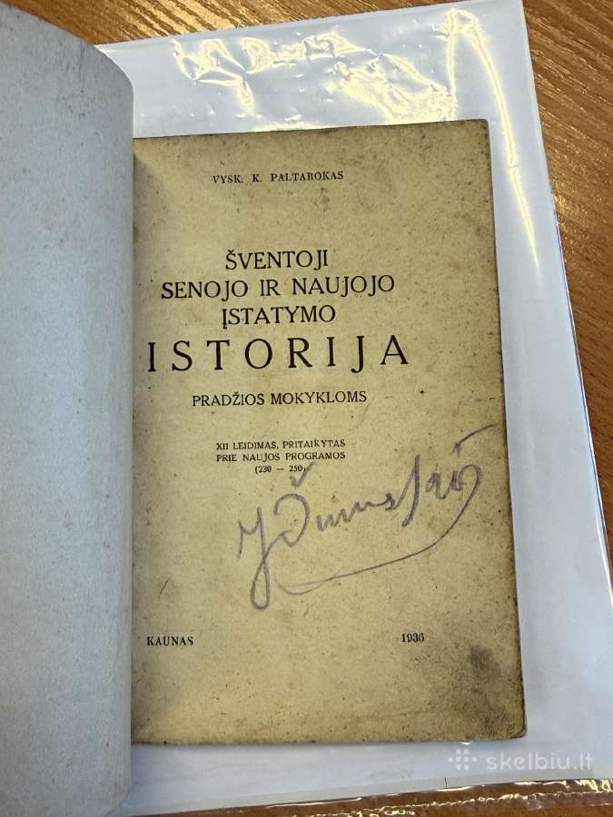 Šventoji senojo ir naujojo įstatymo istorija 1936 - nuotraukos Nr. 2