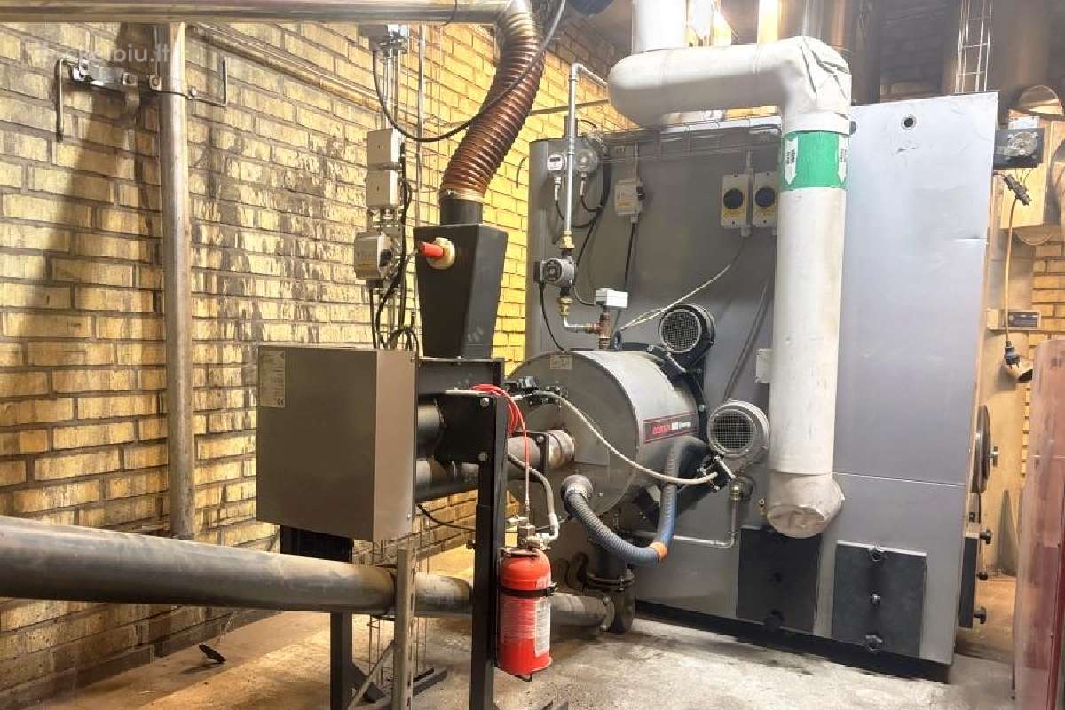 Granulinis katilas 95kw iš Švedijos