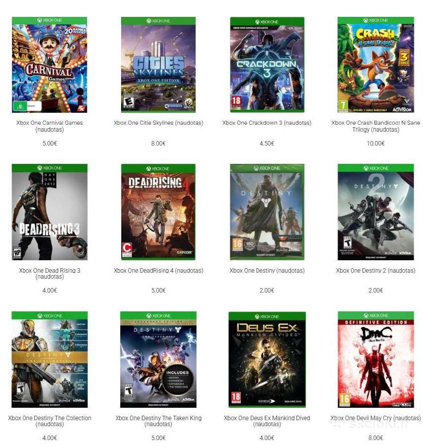 Xbox One, Xbox 360 naudoti žaidimai - nuotraukos Nr. 3