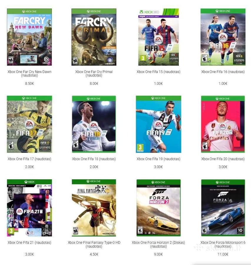 Xbox One, Xbox 360 naudoti žaidimai - nuotraukos Nr. 5