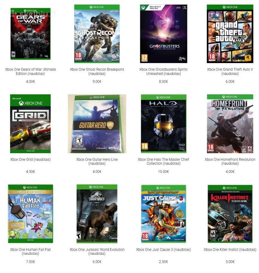 Xbox One, Xbox 360 naudoti žaidimai - nuotraukos Nr. 6