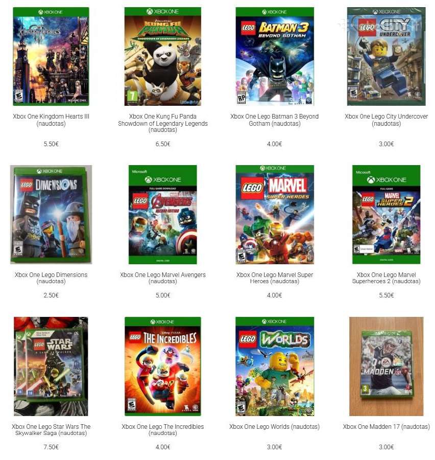 Xbox One, Xbox 360 naudoti žaidimai - nuotraukos Nr. 7