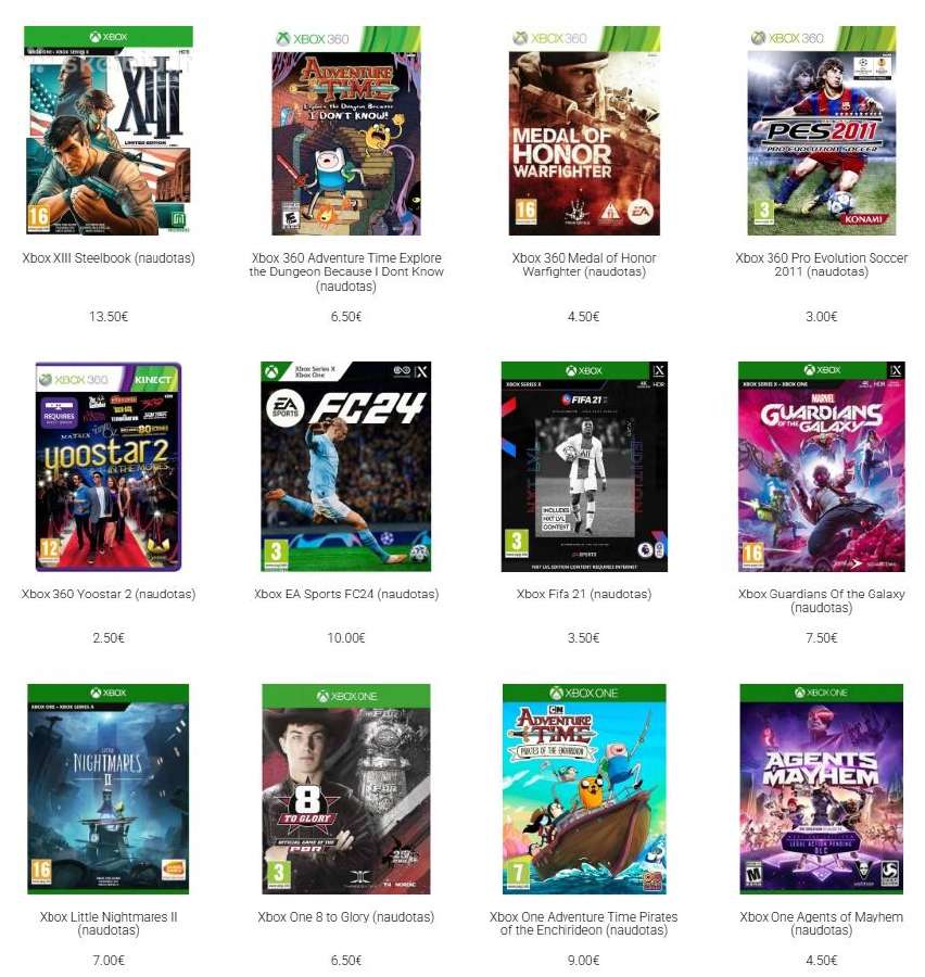 Xbox One, Xbox 360 naudoti žaidimai - nuotraukos Nr. 9