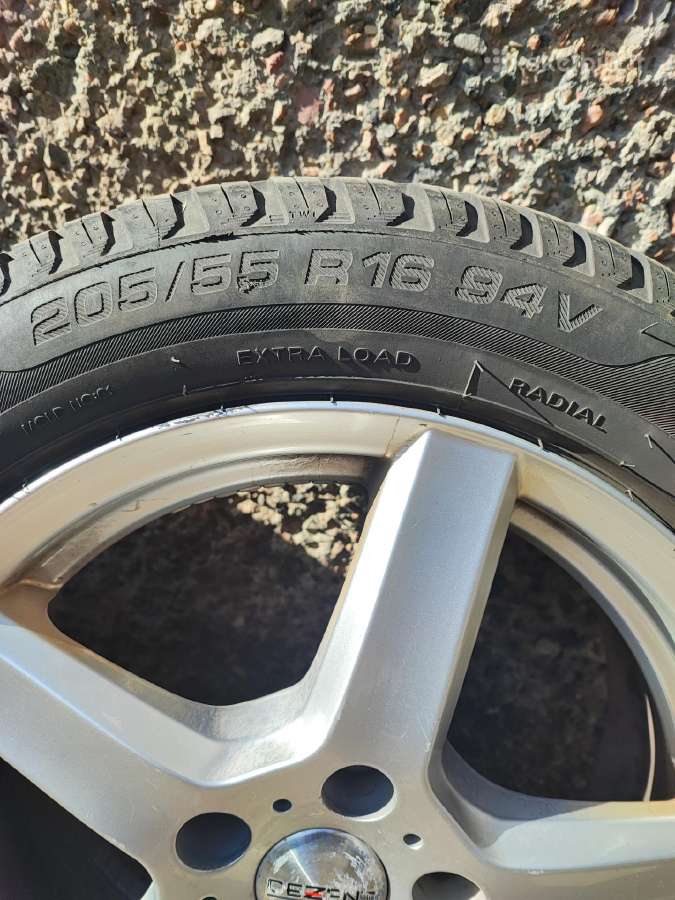 Dezent R16 Ratlankiai su M+s Padangomis - nuotraukos Nr. 2