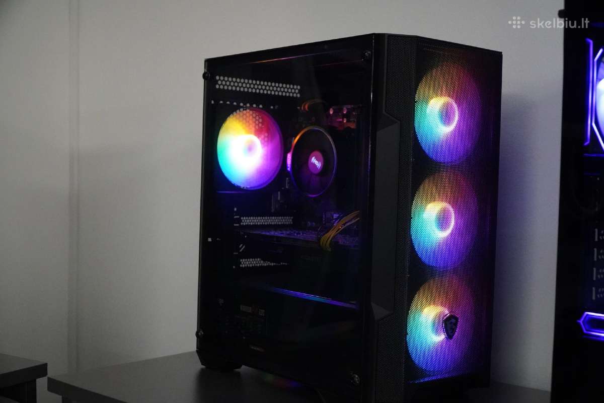 Paruoštas kompiuteris su Ryzen 5 5500 / Gtx 1070