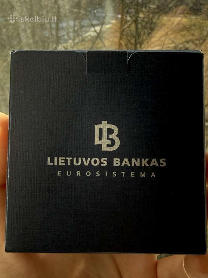 Lietuvos Banko sidabrinė moneta skirta olimpinėms - nuotraukos Nr. 2