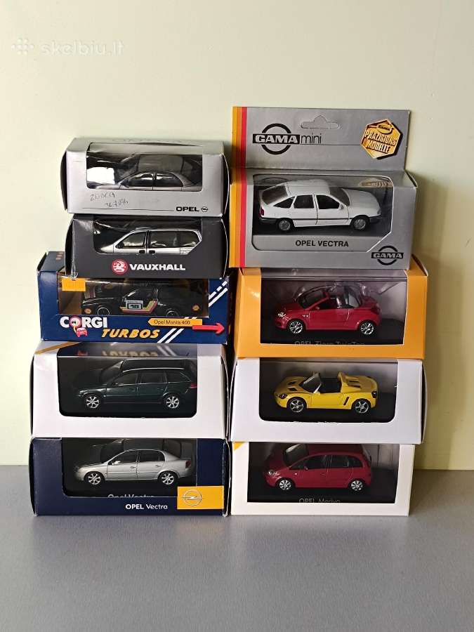 Opel Automodeliukai 1/43