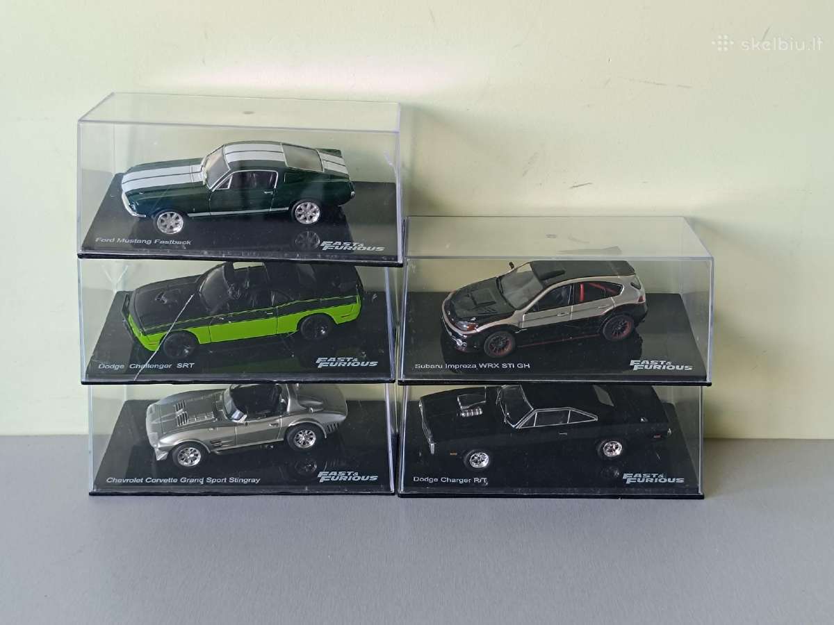 Fast and Furios modeliai 1/43