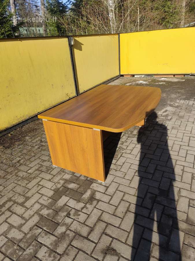 Ofisinis rašomasis stalas 160 x 120 - nuotraukos Nr. 2