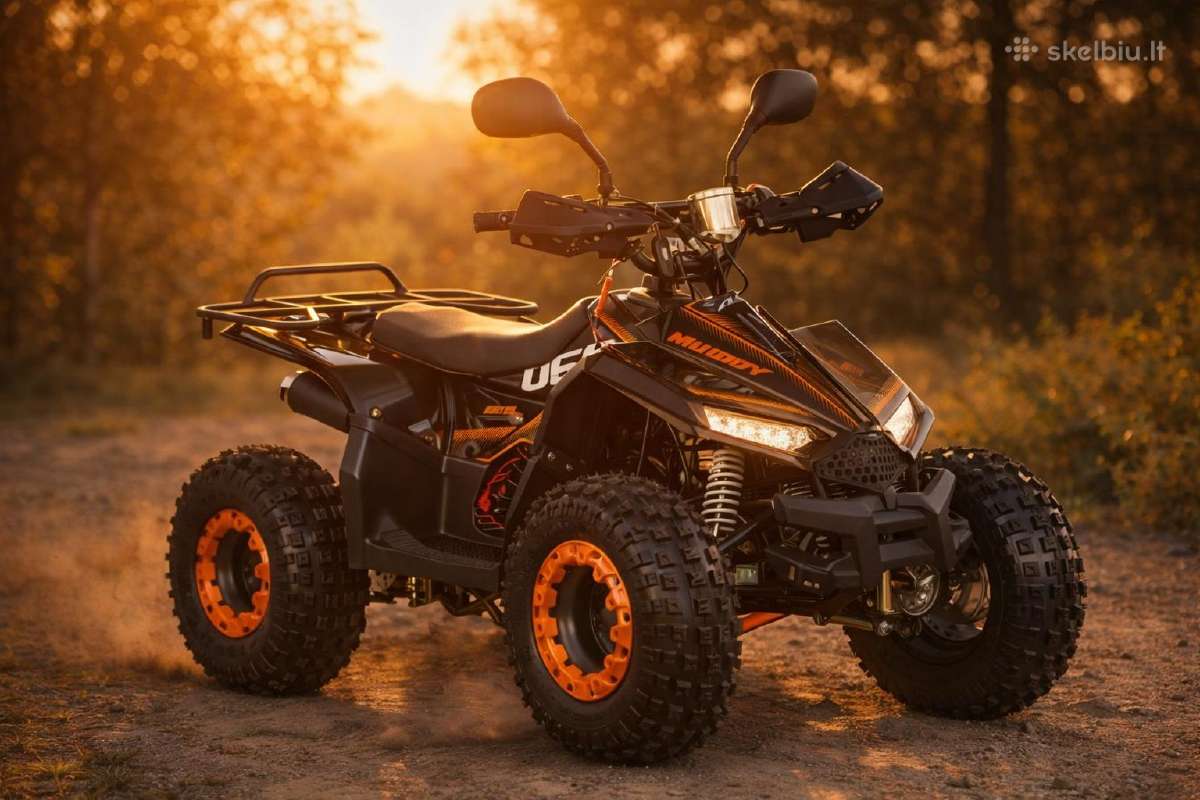 Benzininis keturratis Asix Muddy 110cc