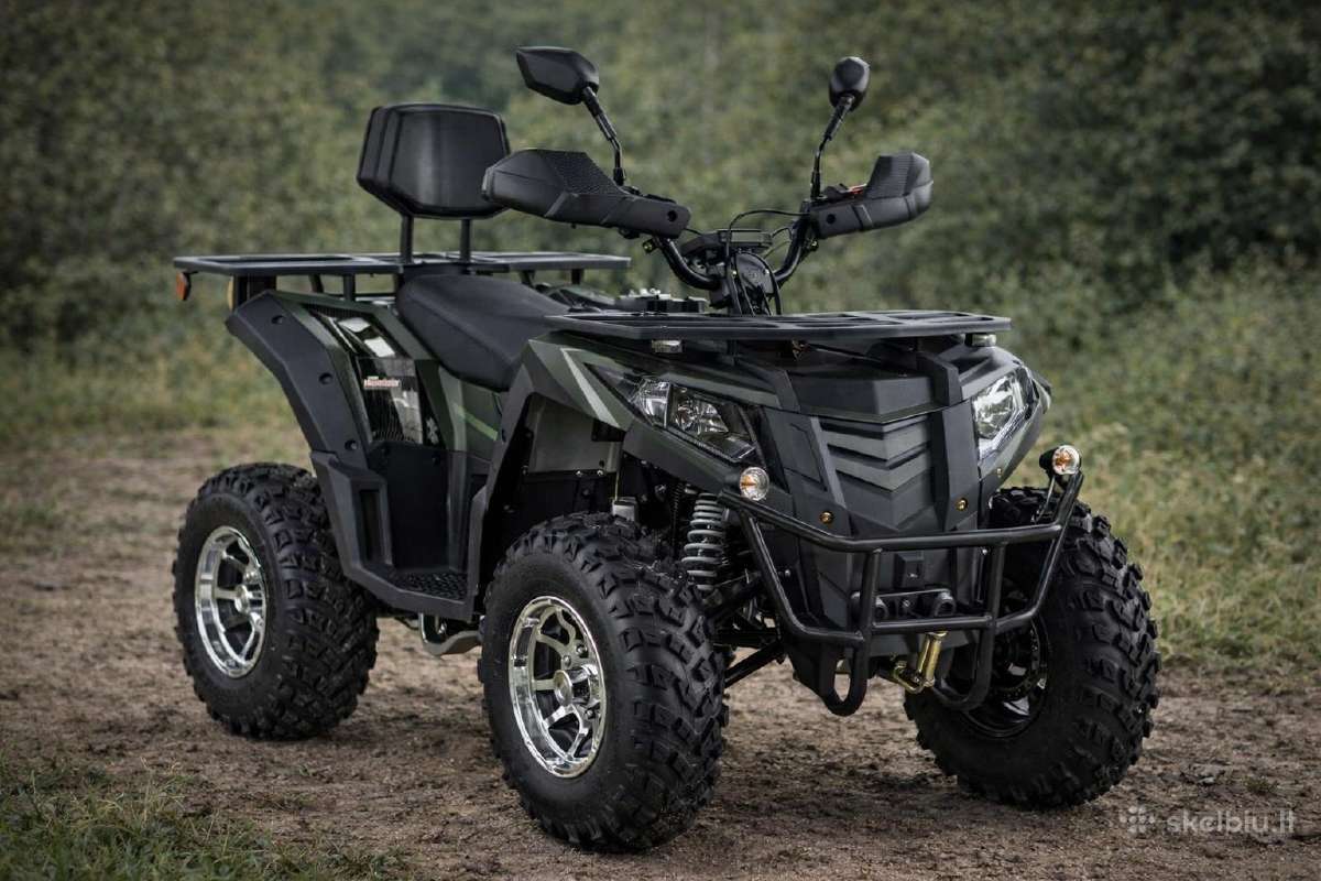 Keturratis Magnum 250cc su lietais ratlankiais!