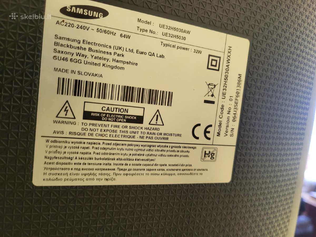 Samsung televizorius 32 - nuotraukos Nr. 2