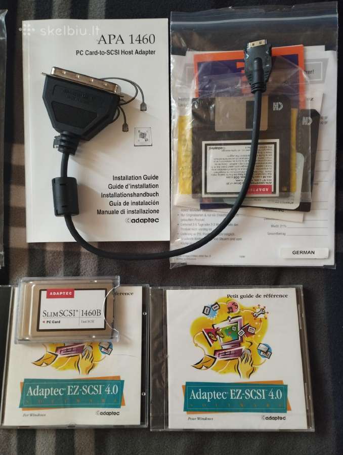 Seno nešiojamo kompiuterio scsi atapteris - nuotraukos Nr. 3