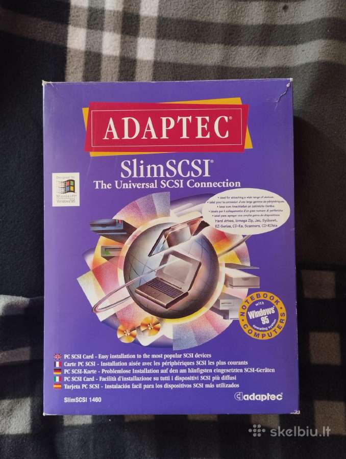 Seno nešiojamo kompiuterio scsi atapteris - nuotraukos Nr. 4