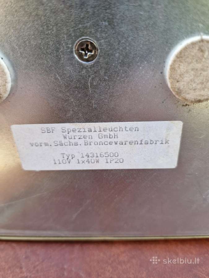 Vintažinė mid century G.crespi stalo lempa - nuotraukos Nr. 18
