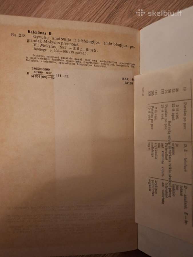 Gyvulių anatomija ir histologijos pagrindai - nuotraukos Nr. 4