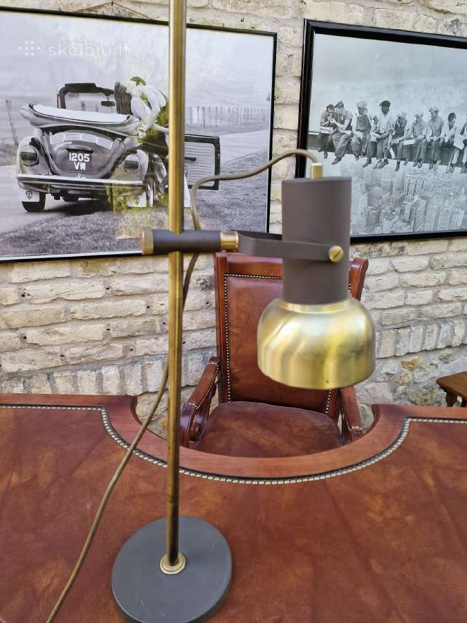 Vintažinė mid century stalinė darbo lempa - nuotraukos Nr. 2