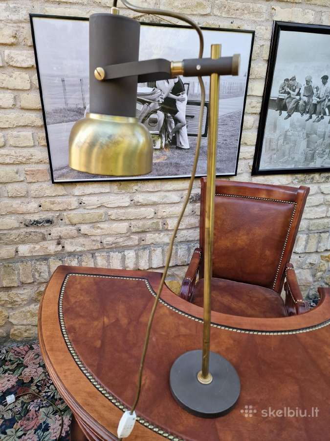 Vintažinė mid century stalinė darbo lempa - nuotraukos Nr. 3