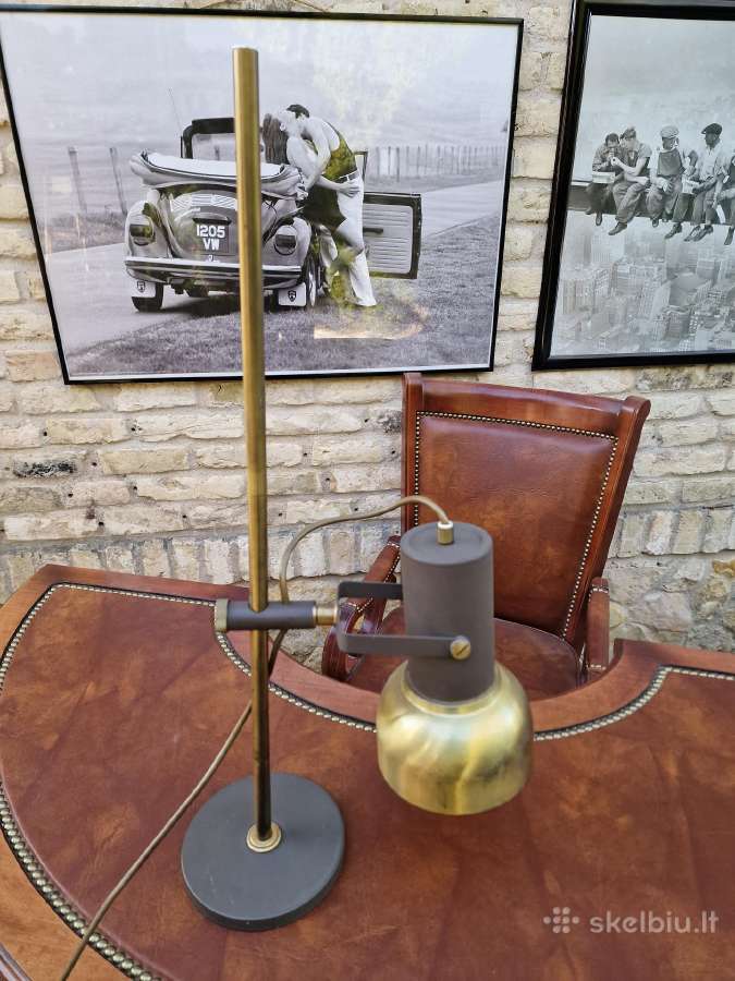 Vintažinė mid century stalinė darbo lempa - nuotraukos Nr. 4