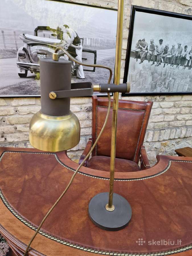 Vintažinė mid century stalinė darbo lempa - nuotraukos Nr. 6