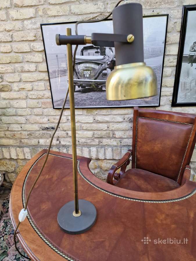 Vintažinė mid century stalinė darbo lempa - nuotraukos Nr. 8
