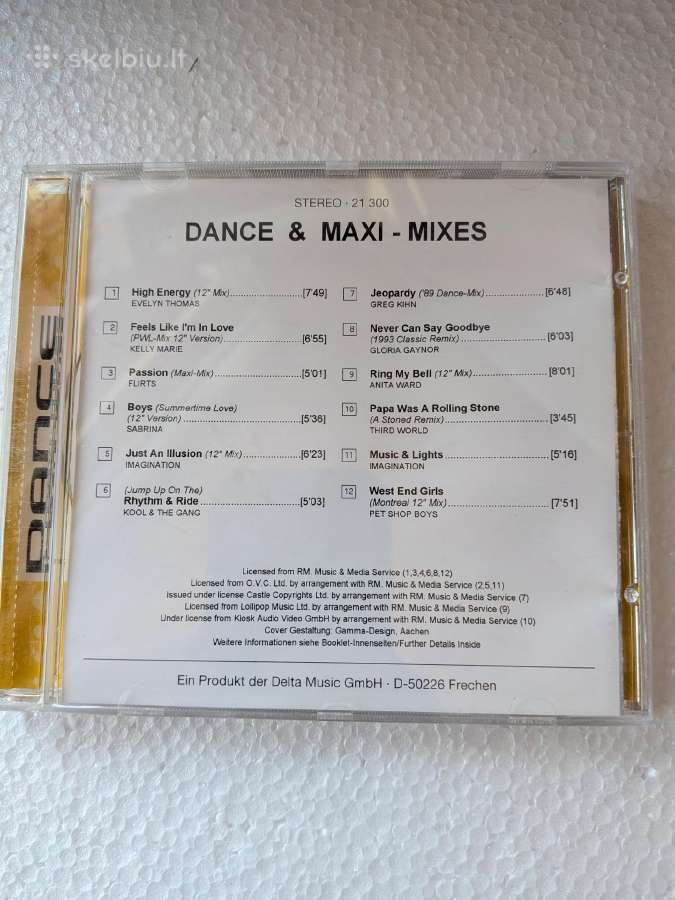 Various - Dance & Maxi - Mixes (CD, Comp)