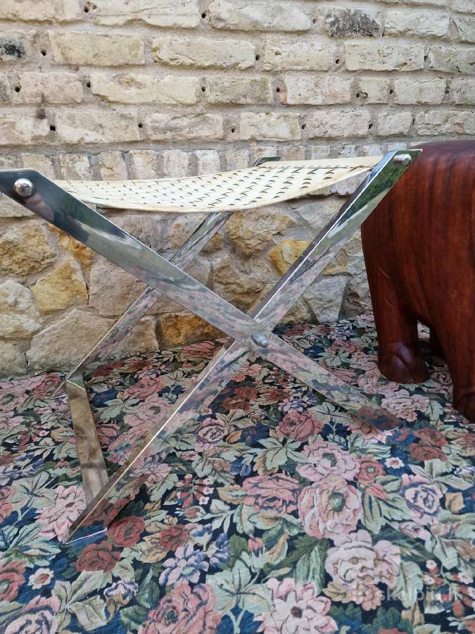 Vintažinis mid century Bauhaus st.pufas - nuotraukos Nr. 15