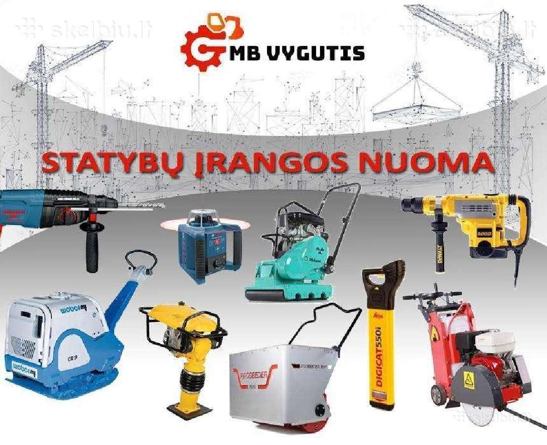 Vibro ploksciu nuoma, demperiu nuoma su pristatymu