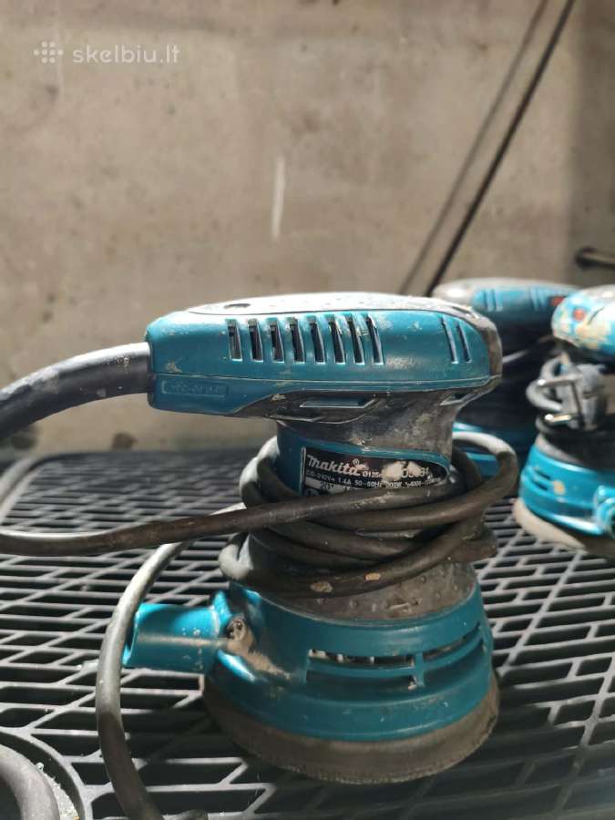 Makita ekscentriniai šlifuokliai 125 mm