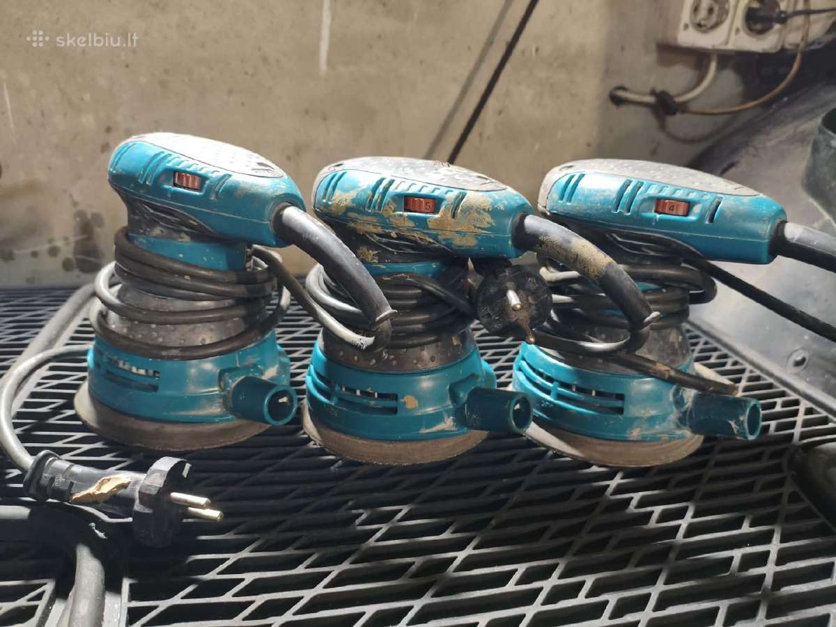 Makita ekscentriniai šlifuokliai 125 mm - nuotraukos Nr. 4