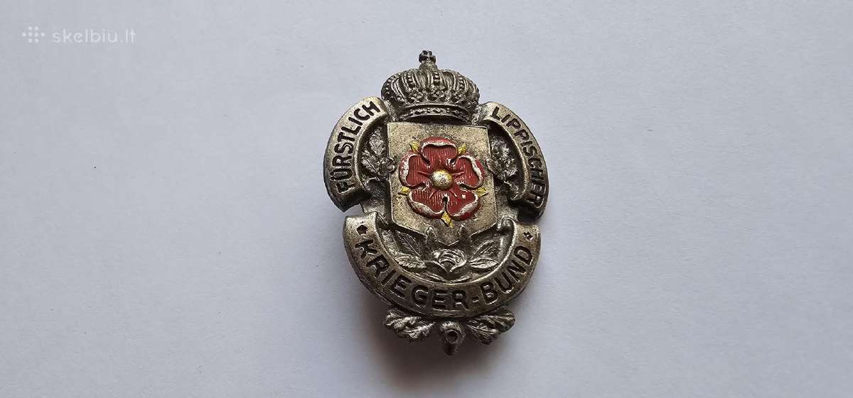 Ww1 Vokiskas sidabrinis zenkliukas