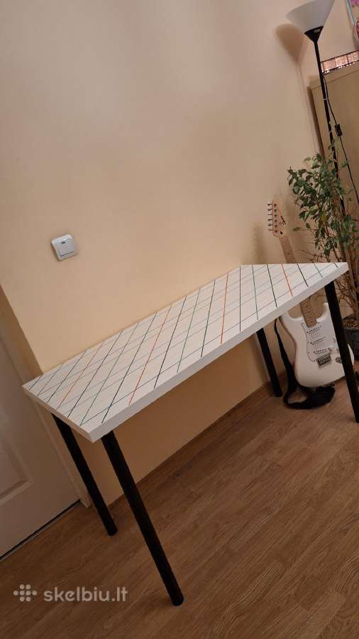 Žaismingas naujas Ikea rašomasis stalas 120x60 - nuotraukos Nr. 2